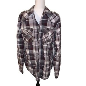 Chalc Western Plaid, sz L